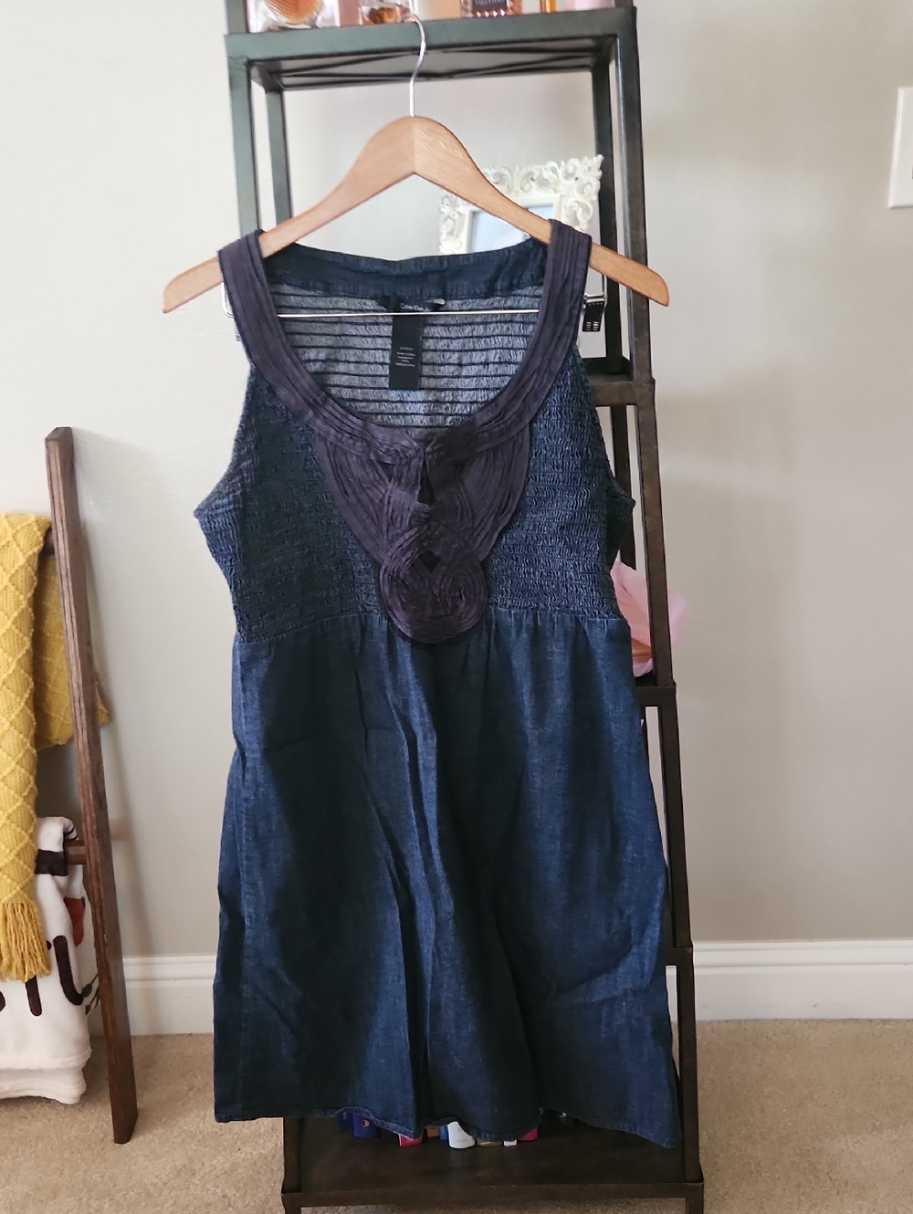 Calvin Klein Jeans Blue Soft Denim Dress
